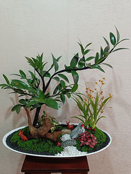 組合盆花