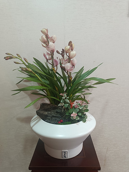 組合盆花