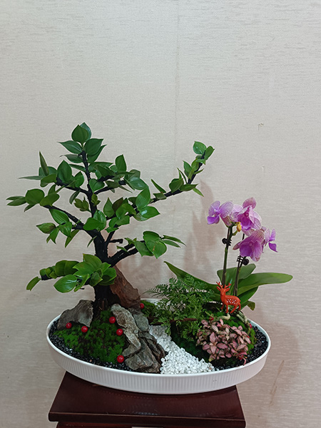 組合盆花